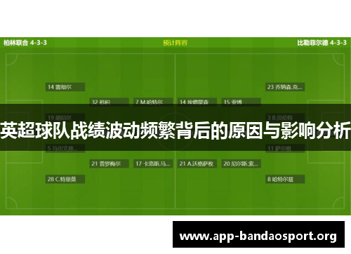 英超球队战绩波动频繁背后的原因与影响分析